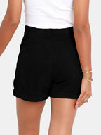Full Size High Waist Shorts with Pockets | Comfortable & Stylish Everyday Wear
