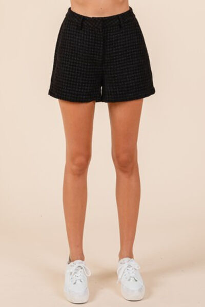 Mittoshop Tweed Classic Shorts with Side Pockets