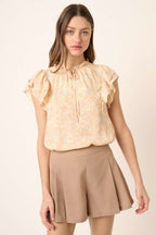 Mittoshop Side Invisible Zipper Pleated Shorts