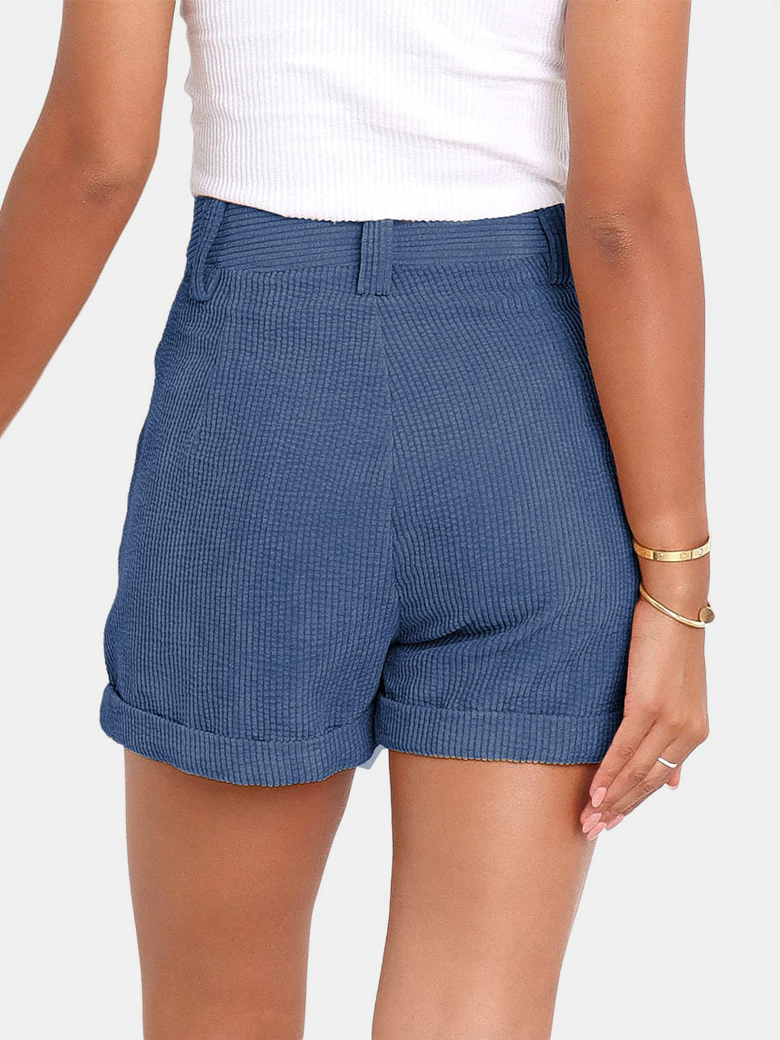 Full Size High Waist Shorts with Pockets | Comfortable & Stylish Everyday Wear