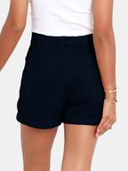 Full Size High Waist Shorts with Pockets | Comfortable & Stylish Everyday Wear