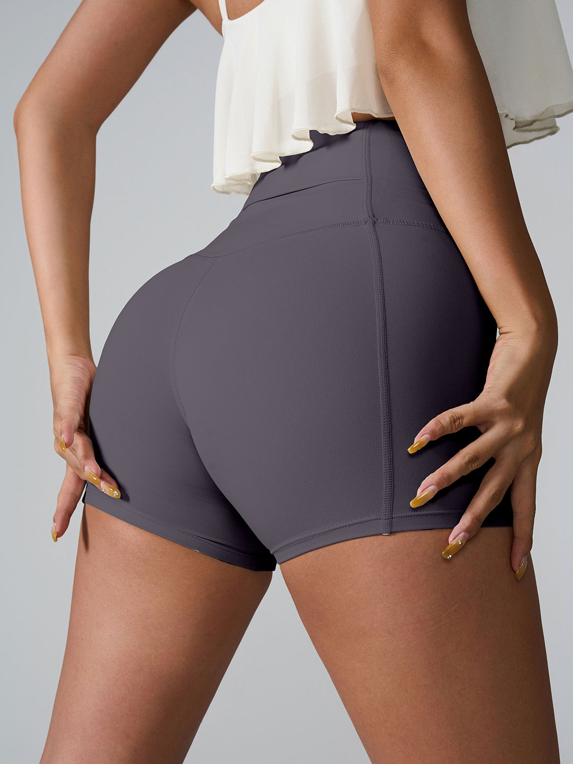 High Waist Active Shorts, Gym, Workout, Yoga, Stretchy, Comfortable