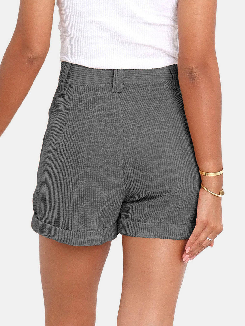 Full Size High Waist Shorts with Pockets | Comfortable & Stylish Everyday Wear