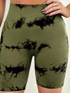 Tie-Dye High Waist Active Shorts | Trendy & Comfortable