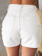 Sleeveless Button-Up Top and Shorts Denim Set
