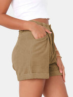 Full Size High Waist Shorts with Pockets | Comfortable & Stylish Everyday Wear